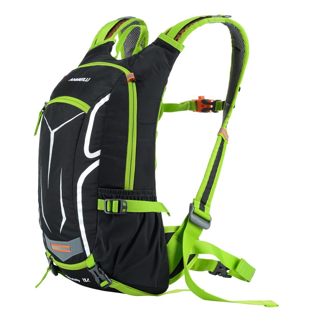 Lixada-mochila de Ciclismo de 18L, ultraligera, para deportes al aire libre, viaje, Camping, hidratación, bolsa de agua: Verde