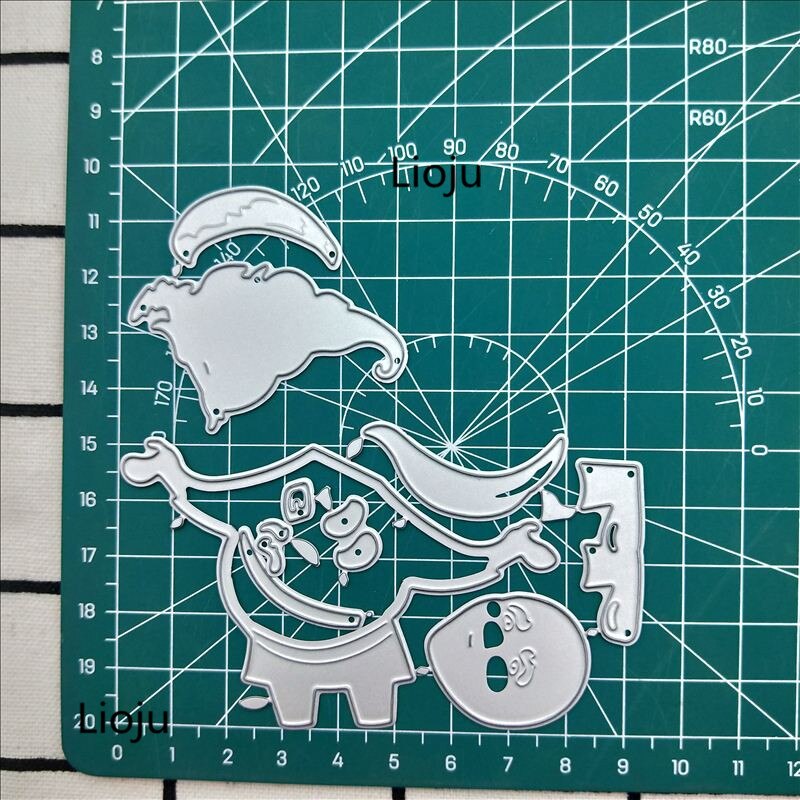 Kerst Metalen Snijden Sterven sterven Kerstman decoratie scrapbook Album Papier Card Craft Embossing die cuts