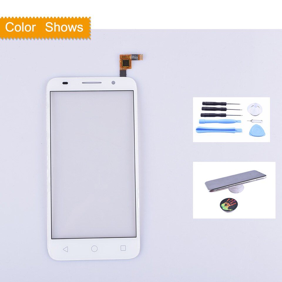 For Alcatel One Touch POP 3 5 OT5065 5065 5065A 5065D 5065X Touch Screen Touch Panel Sensor Digitizer Front Glass Touchscreen: white with gift