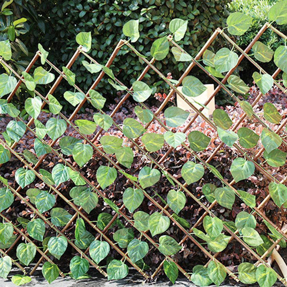 Artificial Privacy Fence Screen Faux Ivy Leaf Screening Hedge For Garden Outdoor Indoor Decor Garden Backyard Patio Decoration