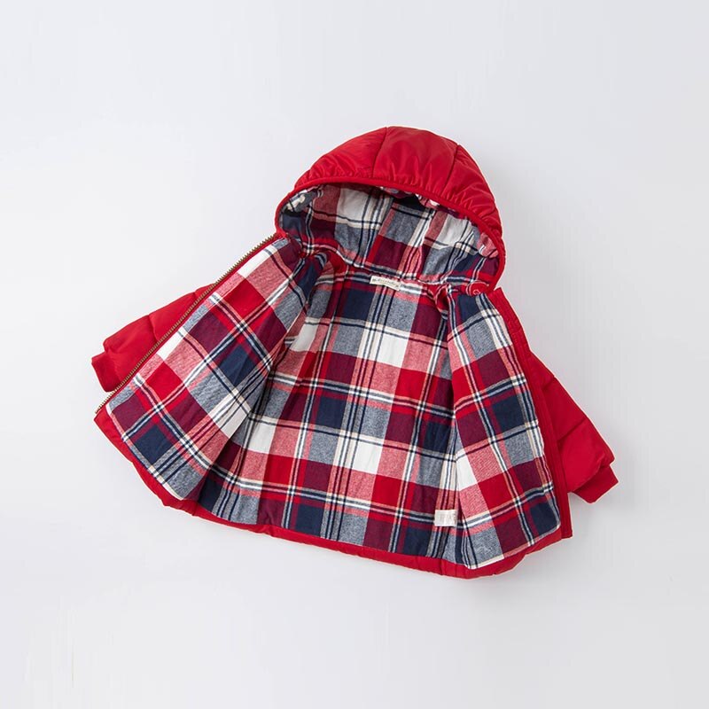 DBS19542 dave bella Winter Baby unisex Karikatur mit kapuze gepolsterten Mantel freundlicher freundlicher mädchen jungen Spitzen Kleinkind kleinkind oberbekleidung