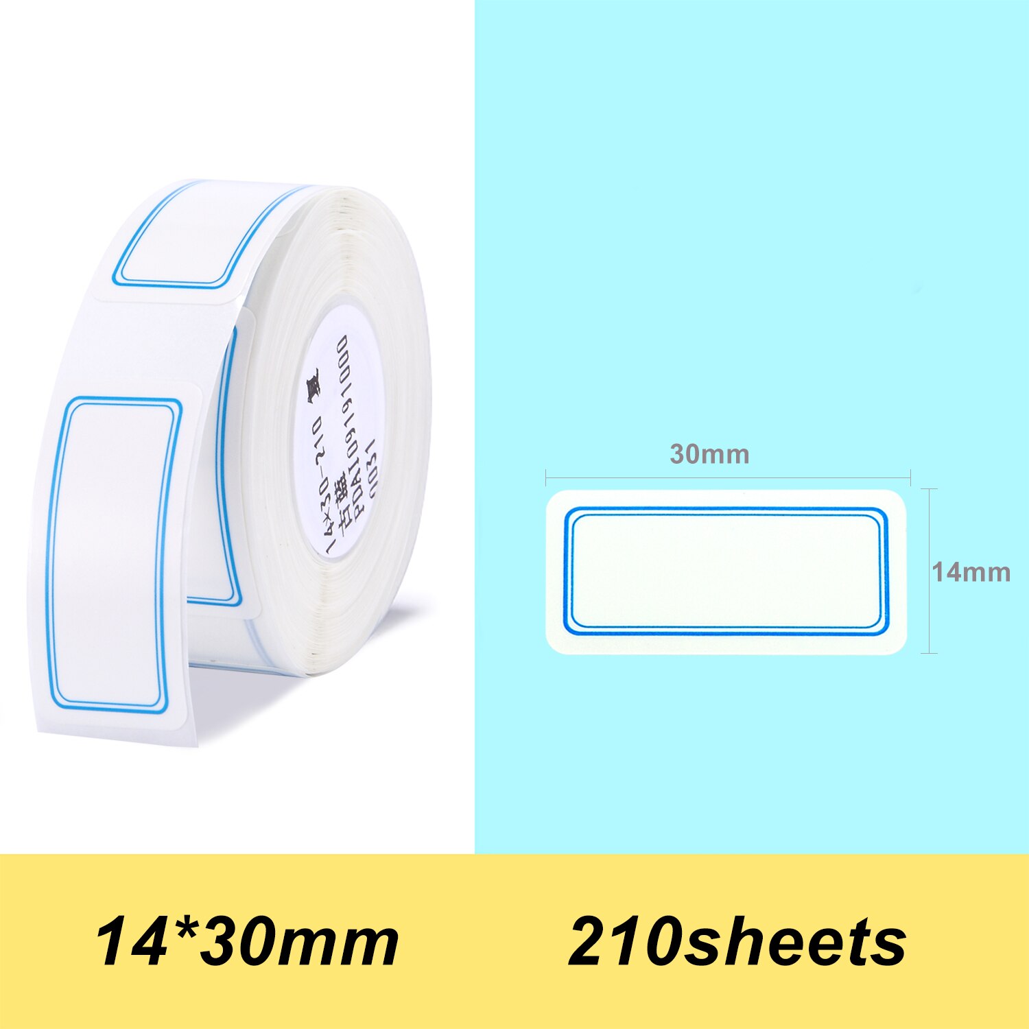 Niimbot D11 transparent Label Paper 14*30mm 210pcs/roll Barcode Price Size Name Blank Labels Waterproof