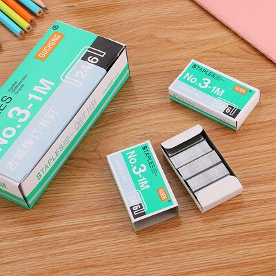 Grapas de encuadernación para oficina, modelo estándar de n. ° 12, grapadora 24/6