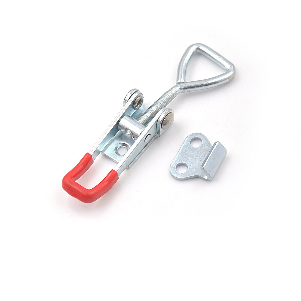 1pc Holding Metal Latch Hand Tool metal+plastic Adjustable Quick Toggle Clamp Clip 100Kg 220Lbs