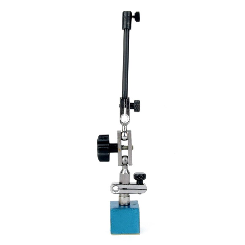 1pc Flexible Level Dial Indicator Magnetic Base 215mm Test Gauge Rotary Magnetic Holder Stand`