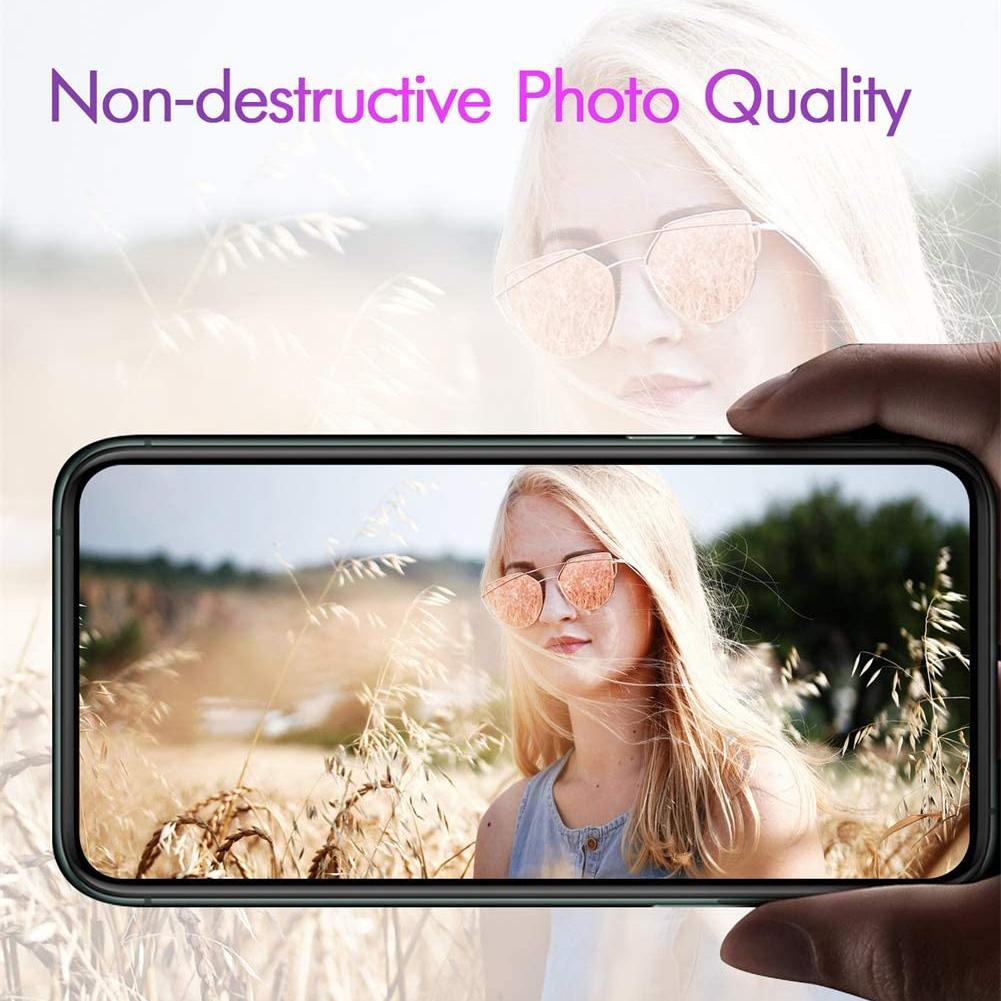 3Stck Telefon Zurück Kamera Objektiv Schutz Ring fallen Schutz für iPhone 11 Profi Max