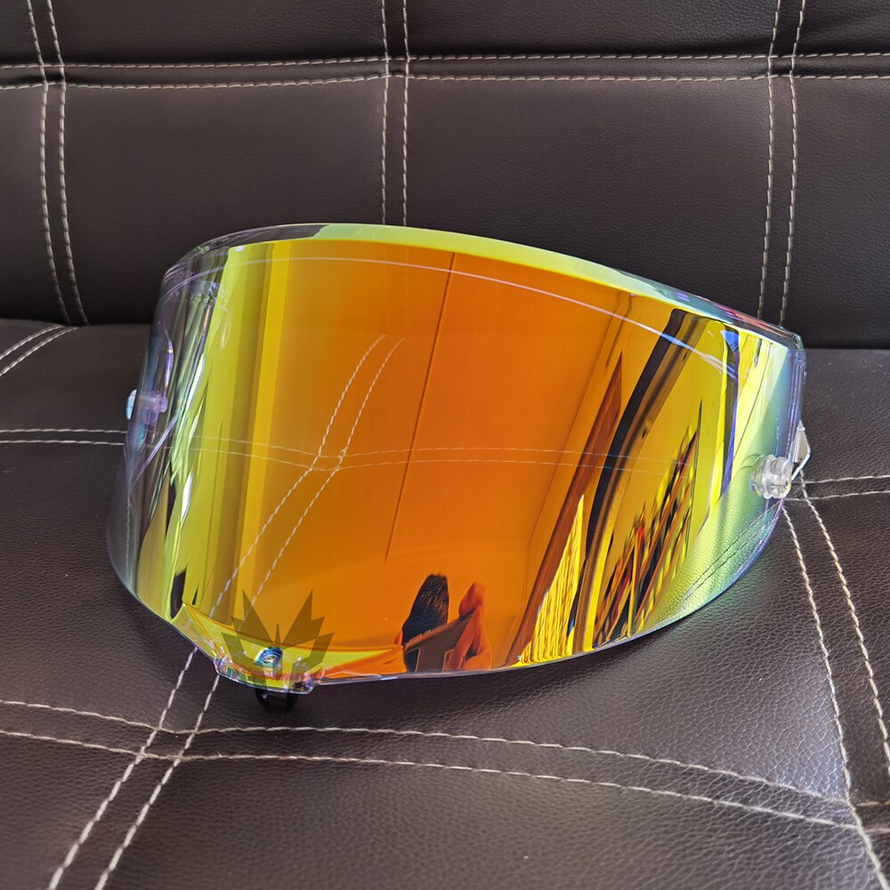 Anti-explosion UV Schutz Motorrad Helm sonnenblende Schutzbrillen objektiv Fit für AGV Pista GP RR corsa R GPR 70th anniversary: Aurora Orange