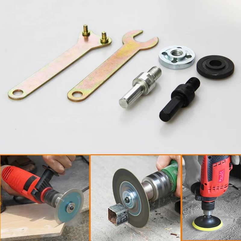 Juego de convertidor de biela para amoladora angular, adaptador de conexión de molienda, herramienta eléctrica para disco de corte, 3 uds., 10mm