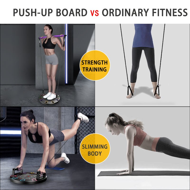 Multi-Functie Push Up Board Opvouwbare Push-Up Rack Abs Training Board Push Up Bars Oefening Vrouwen Fitness apparatuur Voor Home Gym