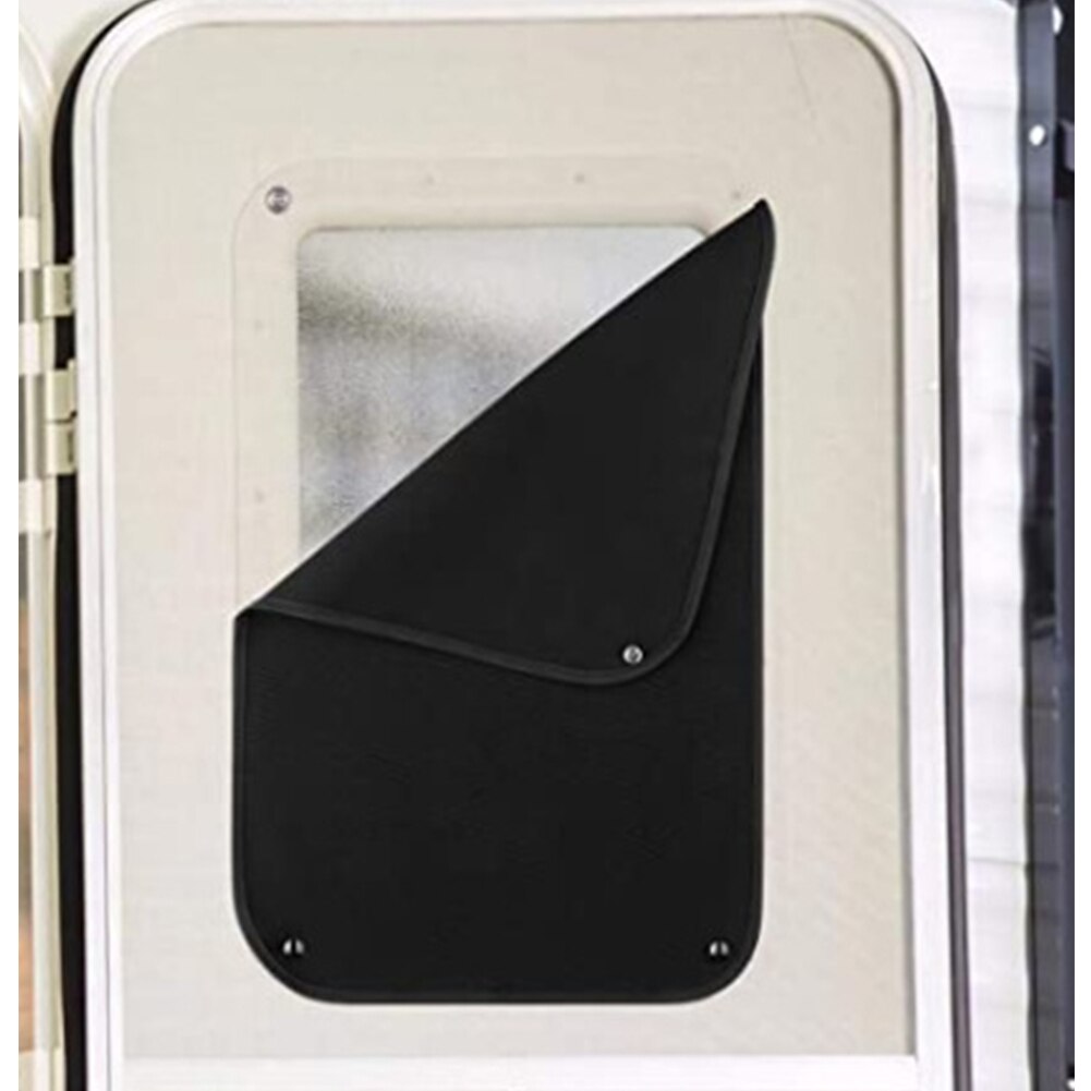 24 x 16inch RV Door Window Sun Blackout Fabric Sha... Grandado