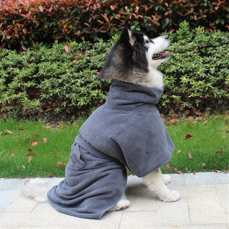 Pet Dog Drying Towel - Super Absorbent Polyester - Casual Style - for Small to Large Dogs