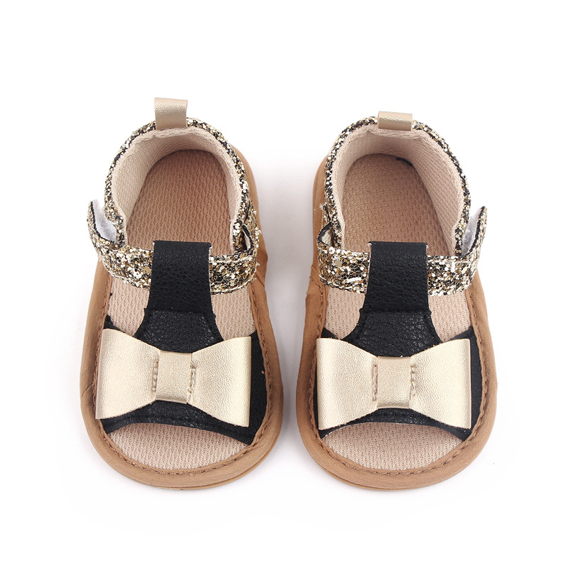 Kleinkind Baby Mädchen Sandales Kleinkind Sommer Schuhe neugeboren Bebes Sanft Gummi Sohle, einzig, alleinig Schuhwerk Pro 1 Jahr niedlich Gold Bling Sandalen