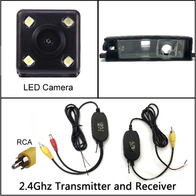 For TOYOTA Vanguard RAV4 RAV-4 RAV 4 2005 Night Vision Rear View Camera Reversing Camera Car Back up Camera HD CCD: wireless n 4 LED
