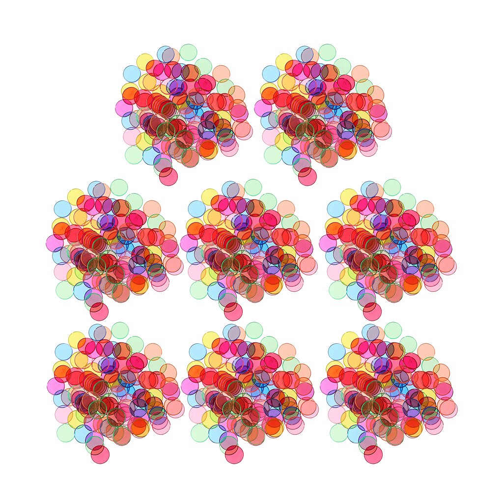 800pcs Colorful Plastic Round Chips Gaming Discs f... – Vicedeal