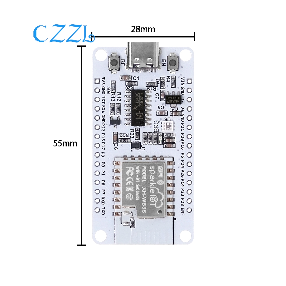 NiceMCU WB3S develops WiFi Bluetooth module. WB3S has built-in BK7238 chip and supports Arduino