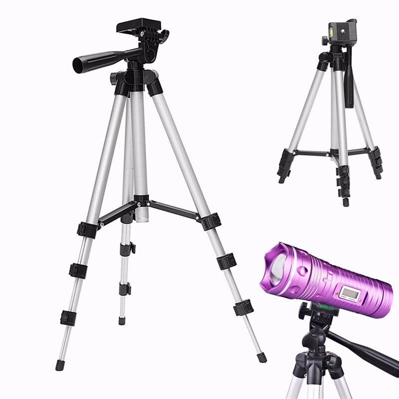 Universal Mobile Phone Tripod + Holder 35-103cm Portable Tripod 4 Sections For Telescopic Camera Tripod Stand For iPhone 8 X