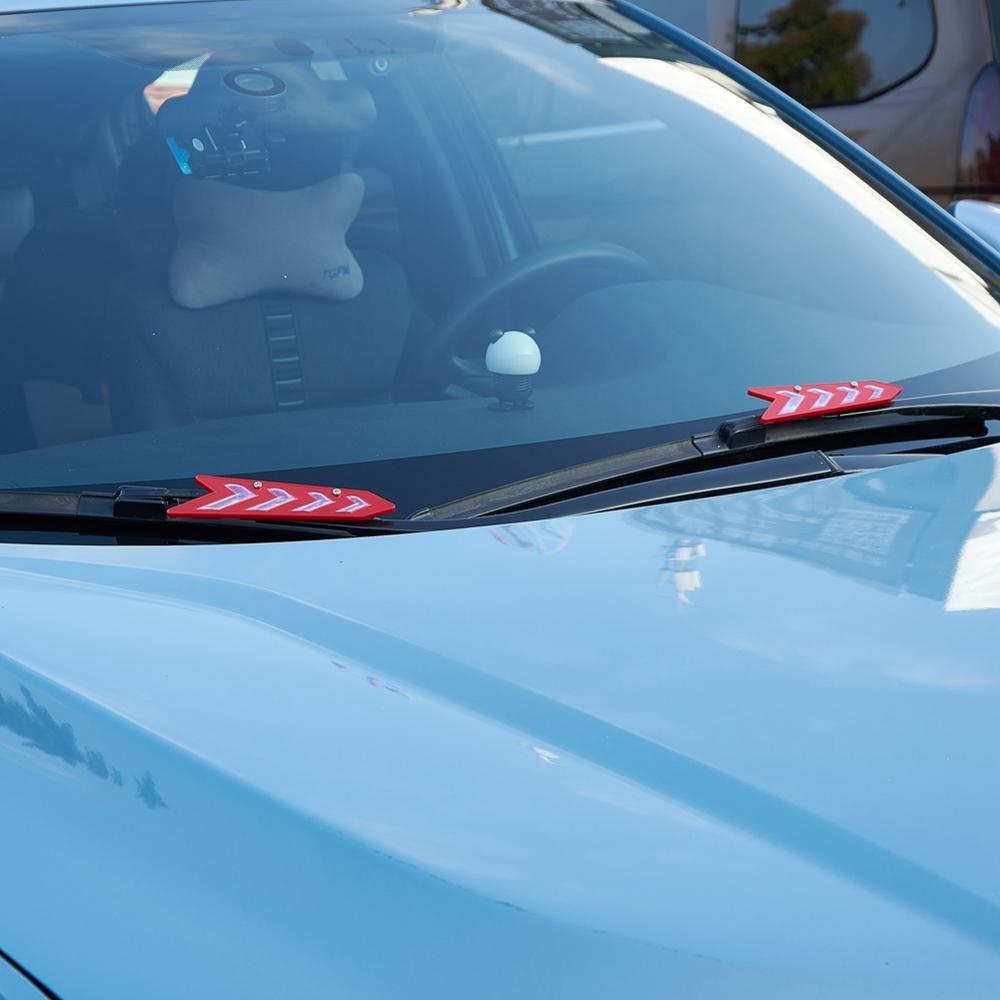 Support d&#39;essuie-glace de pare-brise de voiture, 1 paire, becquet de lame d&#39;essuie-glace, accessoires automobiles