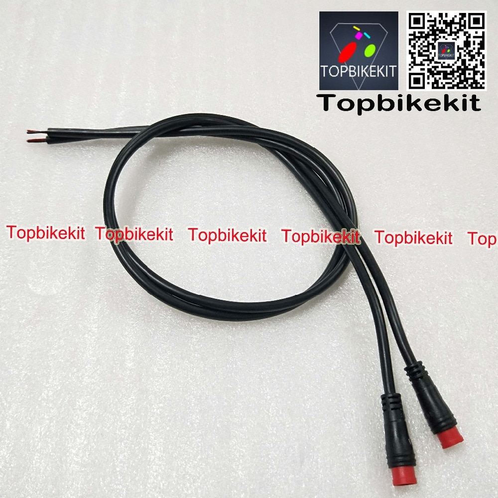 Julei 2pins waterproof cable connector male or female for ebike brake lever 55cm ebike parts