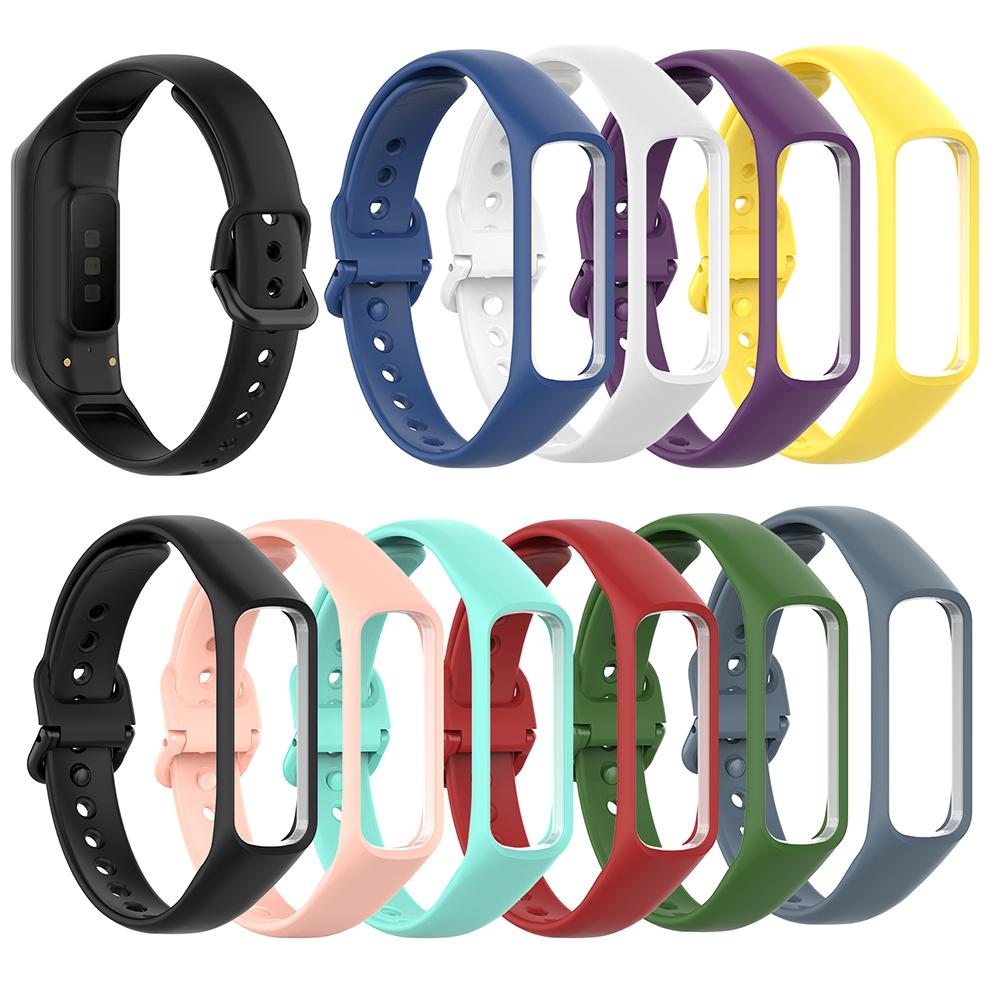 ！ Newest Strap Colorful Replacement Soft Smart Bracelet Wrist Strap Band for Samsung Galaxy Fite R375