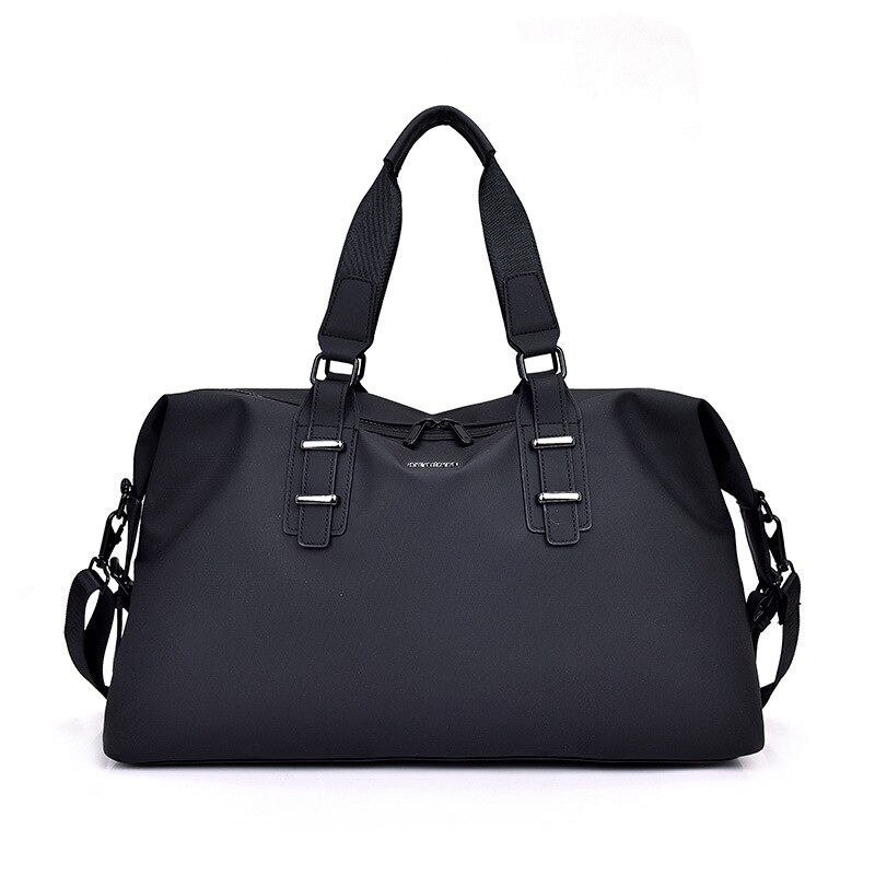 2020 nuovi Uomini Impermeabile NylonTravel Sacchetti di Duffle Maschio Grande Capacità di Bagaglio A Mano Casual Borse di Business Week-End Tote XA48M: Black
