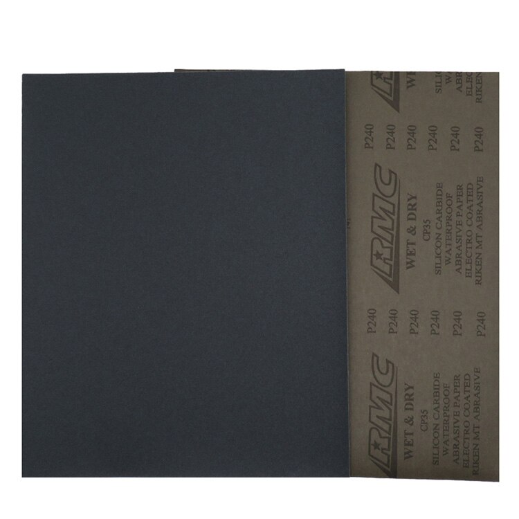 5 ark 9 " x11 " vattentätt sandpapper slipande slipark 60 to 2500 korn för bilslipning av trämöbler: 240