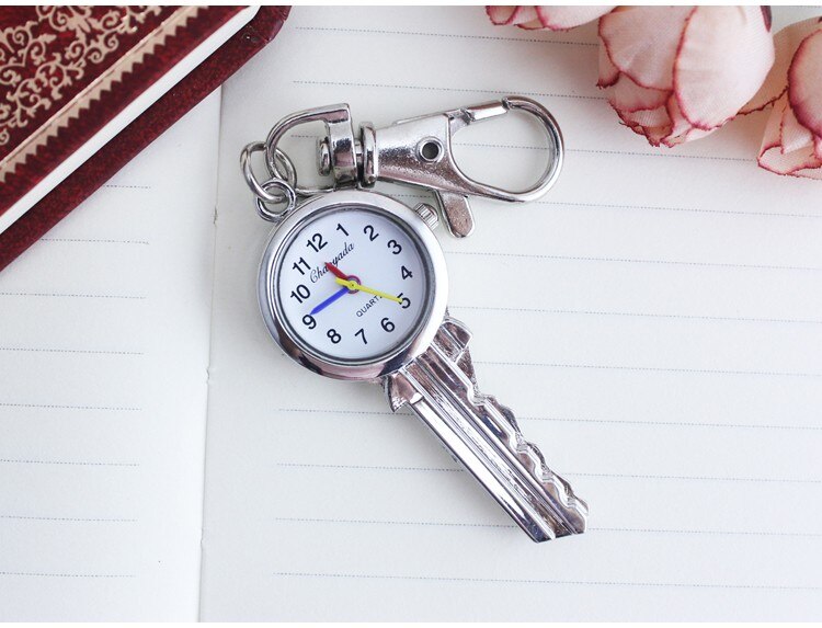 Chaoyada – montre de poche à Quartz en acier inoxydable, Vintage, Antique, , unisexe