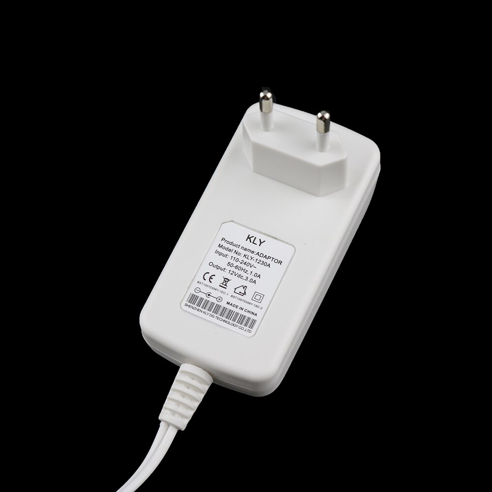 Witte kleur 2A Power Adapter 24 W voeding transformator voor LED 3528 5050 Strip Licht EU plug converteren AC110-240V om DC12V HQ