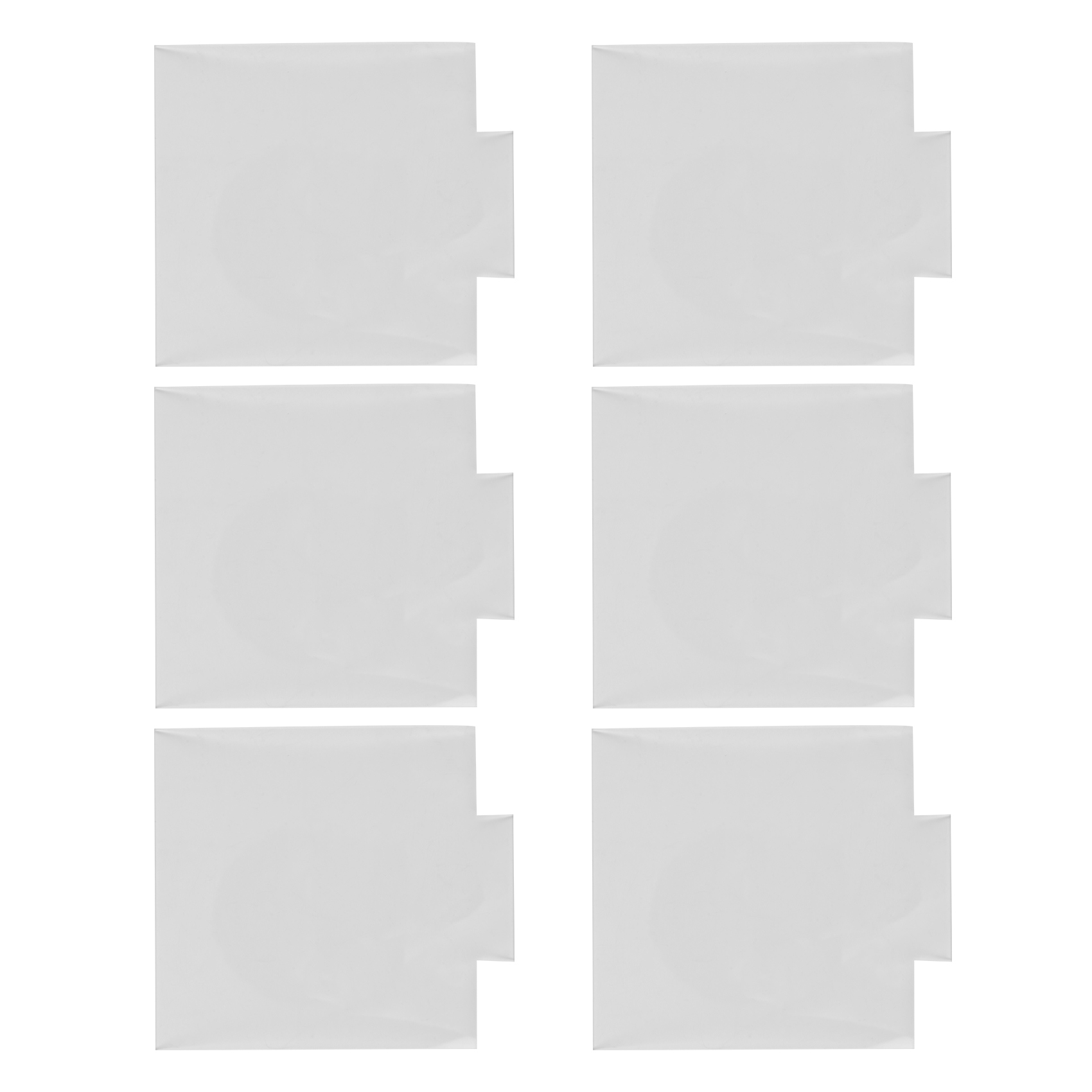 ABUN-Acrylic Sheet Clear Cast For LED Light Base Table Signs DIY Display Projects Craft Led Lights For Projects 6 Pieces