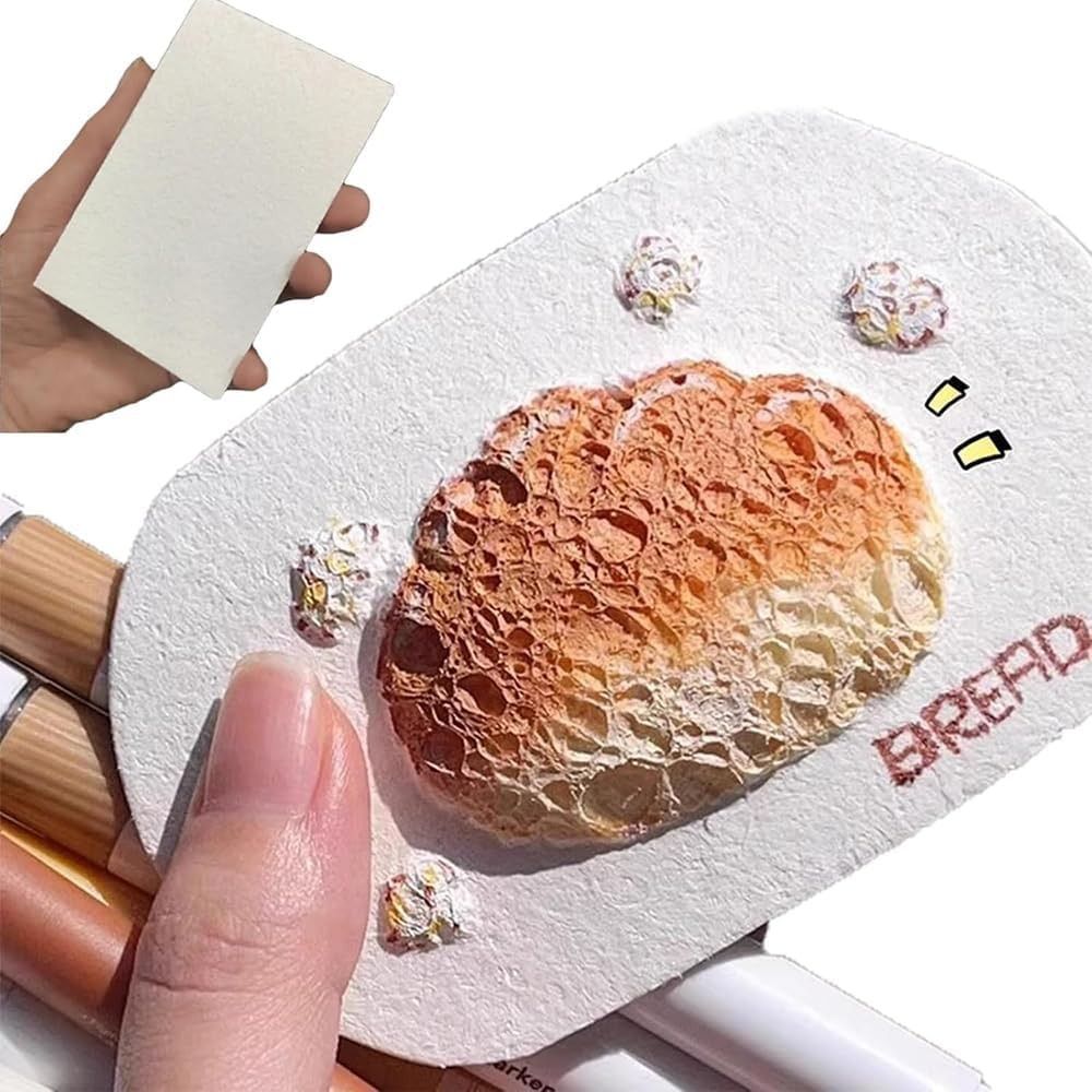 DIY Kids Magic Puffy Paint With Easel Handicraft Foam Texture Blank Painting Paper With Drawing Pens Magic Texture Painting Kit