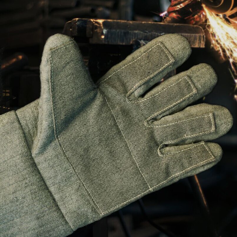 CK Tech-guantes resistentes a altas temperaturas, guantes industriales de aislamiento térmico, antiquemaduras, antifuego, para cazuela, horno y hornear, 500 ℃