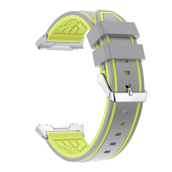 Soft Silicone Two-tone watchband for Fitbit Ionic strap Replacement personality Sport Adjustable Watch Bands Bracelet Bangle: F