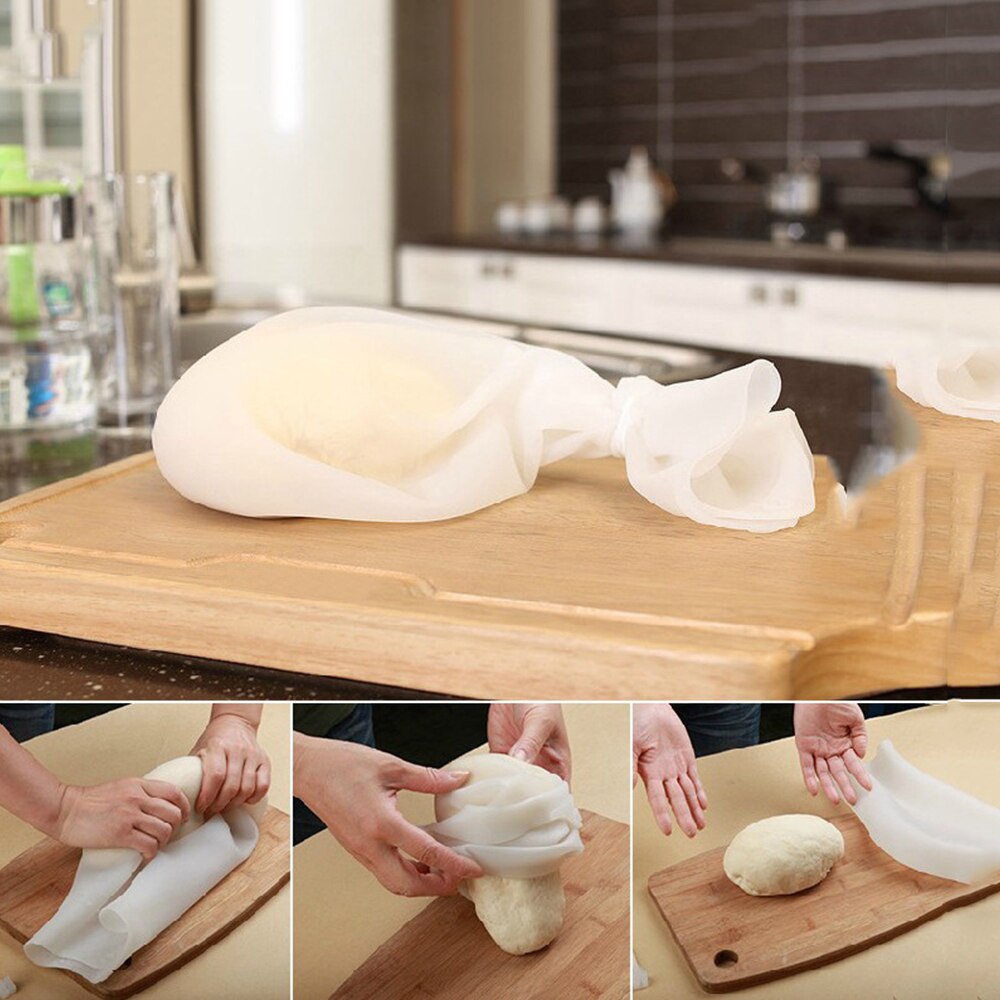 Utensilios de pastelería de cocina de silicona blanda para la conservación de amasar la masa, bolsa mezcladora de harina, accesorios para utensilios de cocina en casa, herramientas para hornear