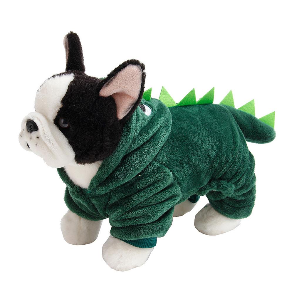 Juhla halloween koriste söpö dinosauruksen muotoinen koiran vaatteet haalarit lemmikkeille koiranpentu huppari vaatteet tee itse cosplay puku