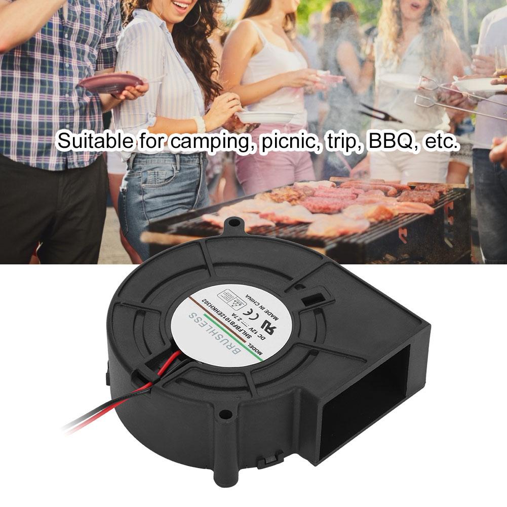 Elektrische BBQ Ventilator Air Blower Voor Vuur Maken Helpen Houtskool Branden Picknick Koken Aanstekers Portie Gebruiksvoorwerp Barbecue Gereedschap Top