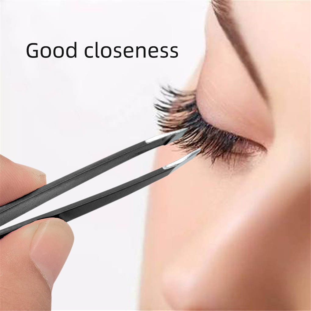 2 Sets Twee In Een Tweezerman Pincet Rvs Beauty Tool Zwart Roze Draagbare Thuisgebruik Wenkbrauw Plucker