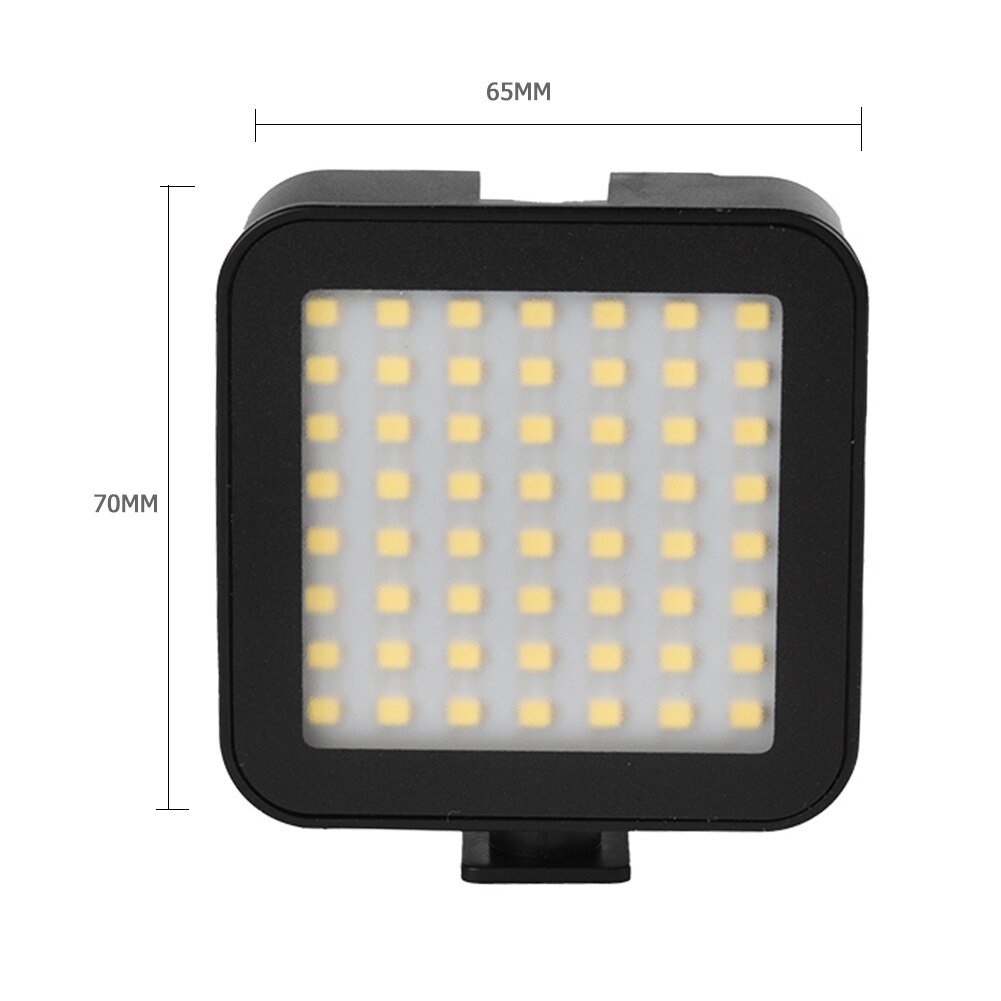 LED video fill light USB rechargeable brightness 6000K 56led camera vlog lamp photography lighting video conference intelligen