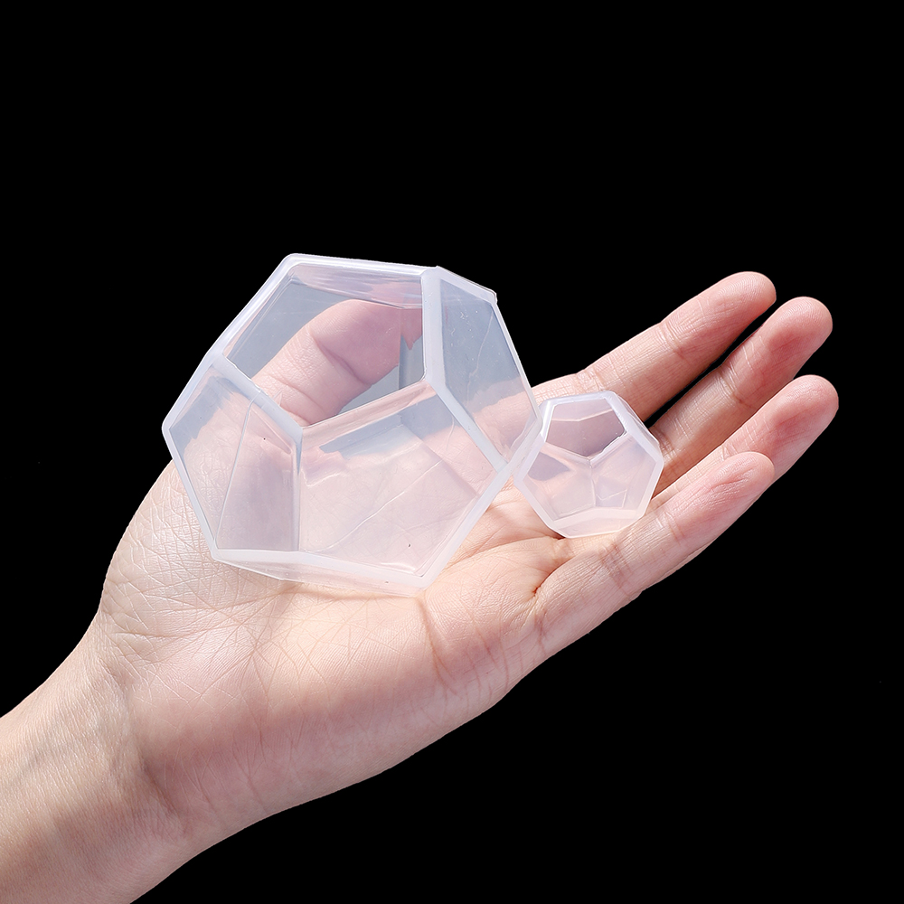 Moule en Silicone sphère à facettes dodécaèdre, Micro paysage 3D, résine époxy pour bricolage, artisanat en résine époxy, décoration de Table de maison