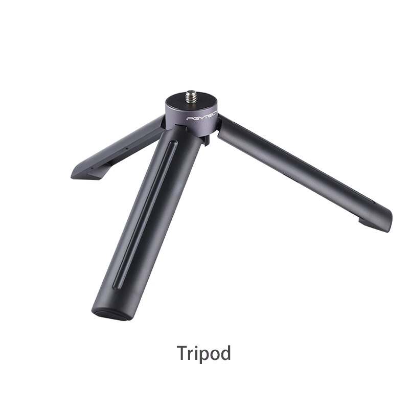 PGYTECH Phone Holder Bracket for DJI Osmo Pocket Expansion Accessories Set & Tripod Extension Rod for DJI Osmo Pocket: Black