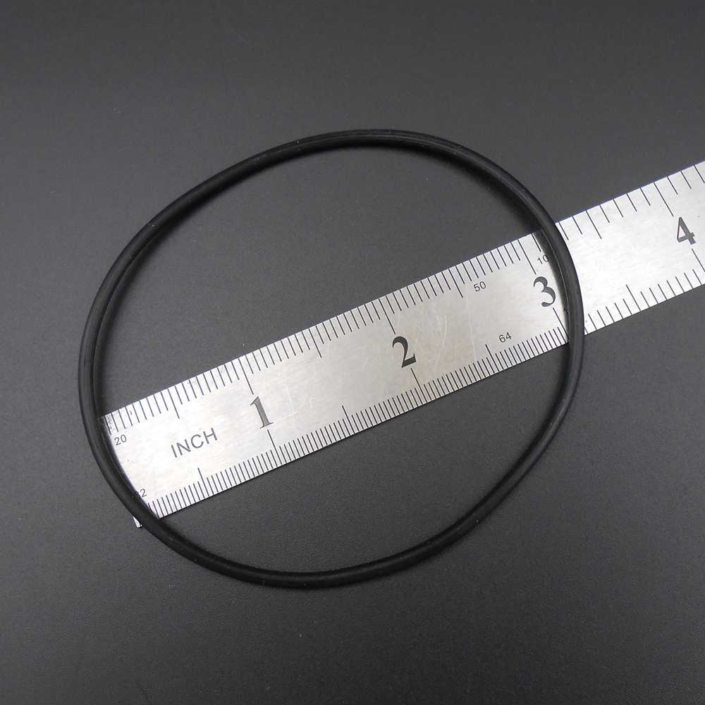 Courroie ronde d'entraînement en caoutchouc Silicone | 10 pièces M2.5 courroies de Transmission 2.5mm X 80mm 2.5X80MM noir HQ 10 pièces/lot * FD155X10
