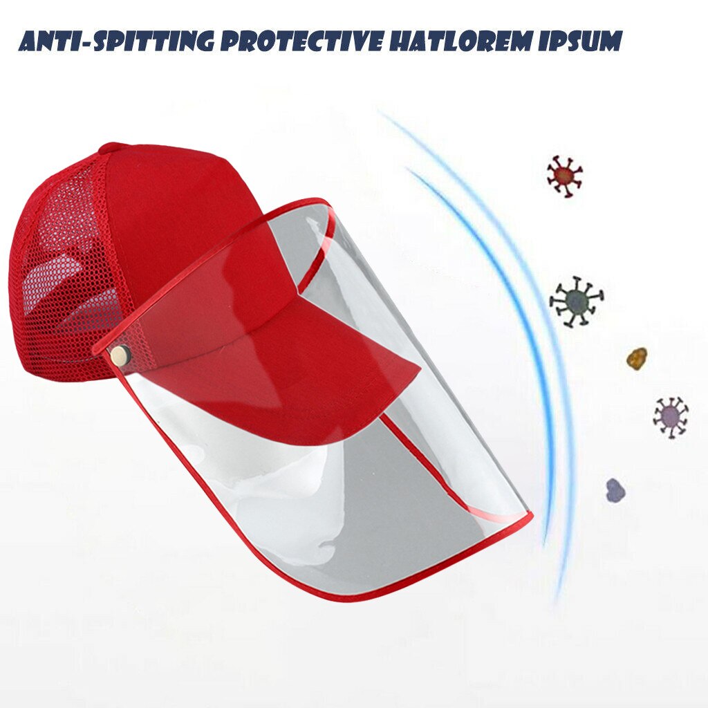 Black Caps Katoen Outdoor Baseball Caps Mannen Vrouwen Partij Hoeden Met Verstelbare Gezicht Bescherming Schild