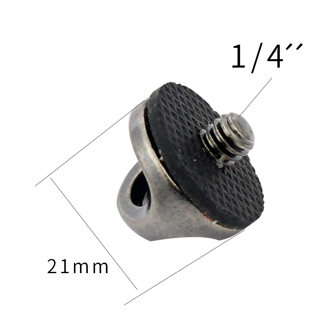 FEICHAO 1/4" Inch Camera Screw D Ring Handle Mount Adapter for Shoulder Sling Neck Strap DSLR Tripod Photo Studio Photography: Stainless Steel