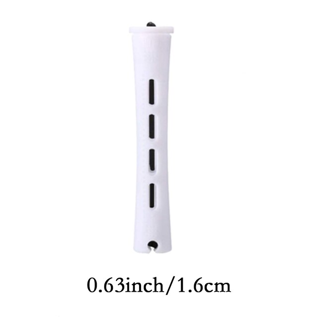 12 sztuk/zestaw trwała ondulacja pręty wałki robić włosów z włosami zimne fale pręty lokówka robić włosów fala dla kobiet robić noszenia jako długie lub krótkie włosy produkty fryzjerskie: biały