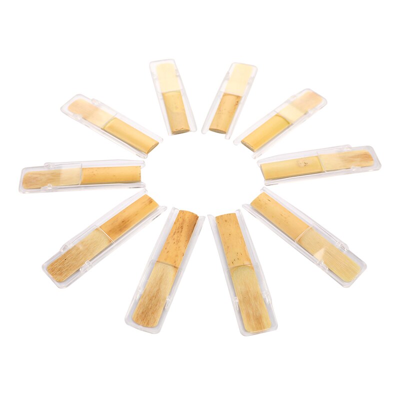 10Pcs Normaal Niveau G Altsaxofoon Sax Rieten Sterkte 2.5/ 3.0 Voor Beginners
