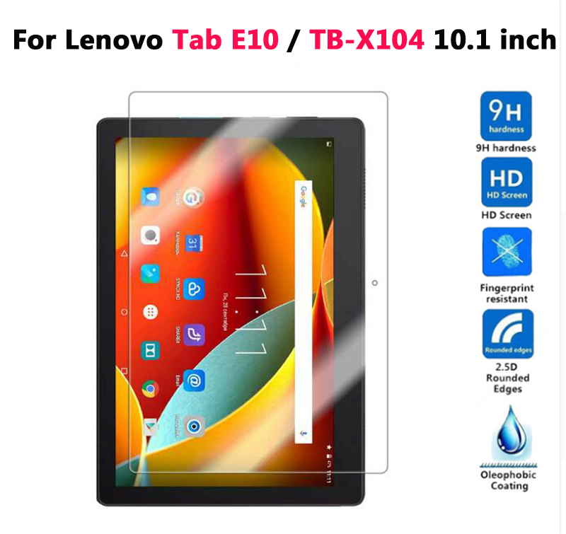 Free Screen Protector Glass +Case For Lenovo Tab E7 / E8 / E10 / M10 PU Leather Smart Magnetic Cover TB/X104F/7104F/8304F/X605F: Tab E10