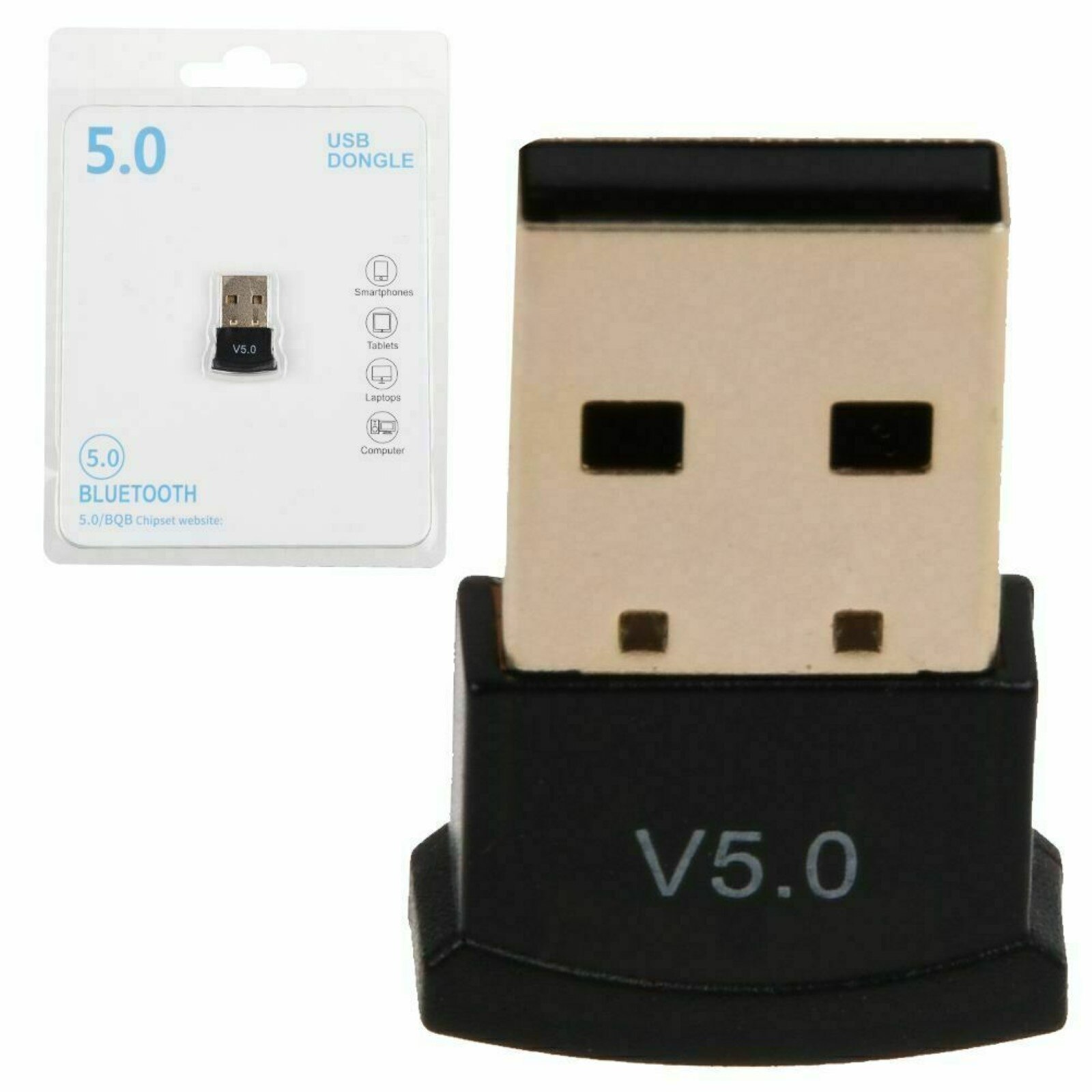 Bluetooth 5.0 Transmisor Y Receptor De Audio Sonido Música Cable Jack 3.5Mm Usb