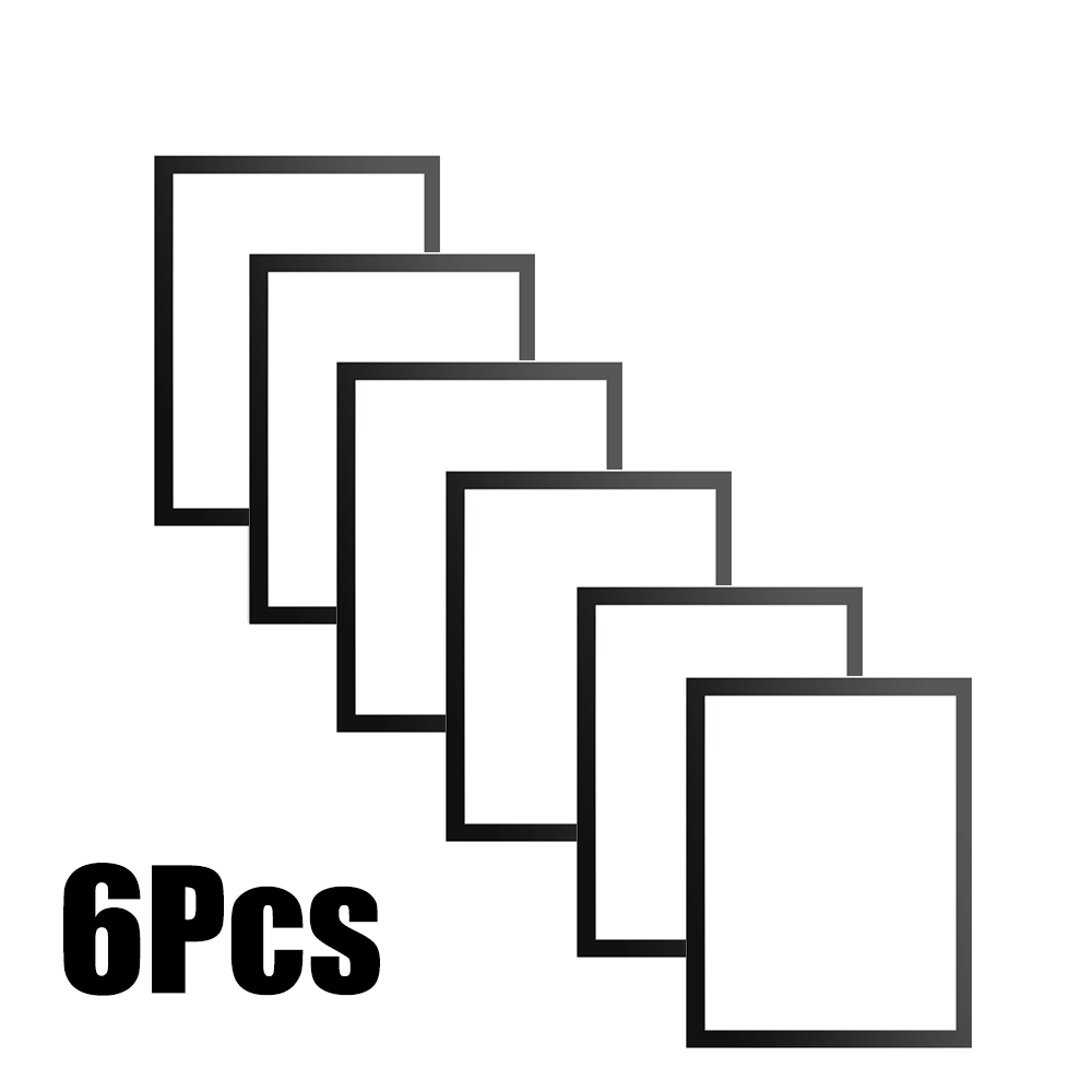 Magnetiske billedrammer selvklæbende magnetisk fotoramme plakat certifikat kunstværk billedrammer til køleskab væg boligindretning: 16 tommer / Hvid