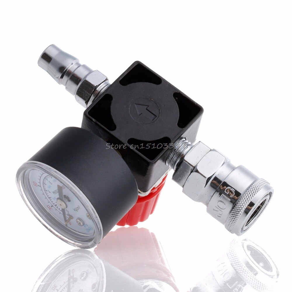 1/4" 180PSI Air Compressor Regulator Pressure Switch Control Relief Valve Gauges