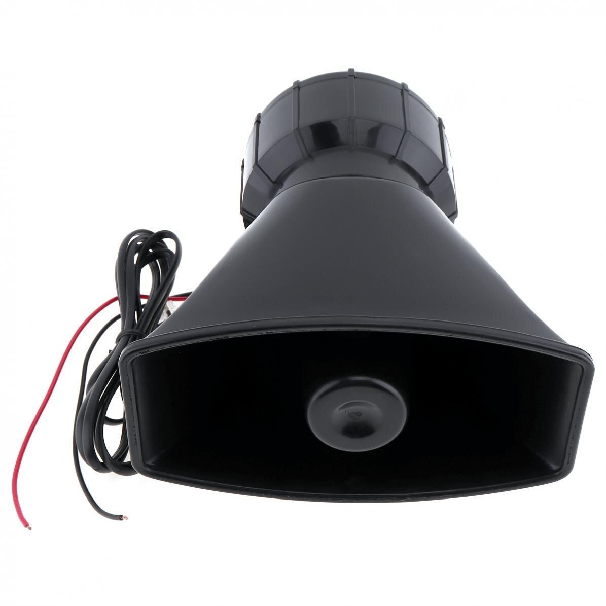 7 Sound 100W Car Electronic Warning Siren Motorcycle Alarm Firemen Ambulance Loudspeaker With MIC