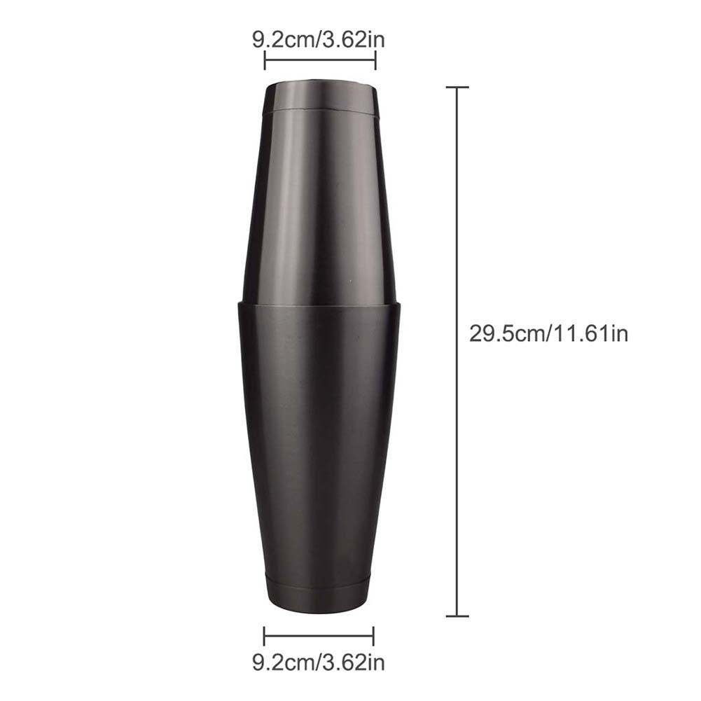 2 stk amerikansk stil boston shaker cocktail shakere rustfrit stål shaker kop bos blande kop drink bartender bar værktøj 750ml