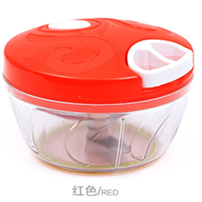 Hand mixer baby food maker blender 900ml blender cup Food Processor Chopper Home Kitchen Blender: 500ml Red